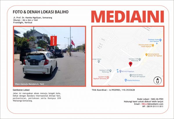 Sewa Baliho Jl. Prof. Dr. Hamka Ngaliyan Semarang Jawa Tengah - Gambar 2