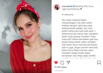 Ternyata Cinta Laura selfie pakai OPPO Reno4