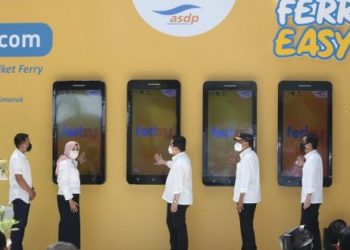 Menhub Resmikan Layanan Pembelian Tiket Online Ferizy