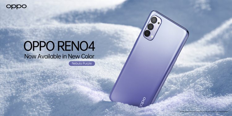 OPPO Reno4 Pamerkan Warna Terbaru, Nebula Purple