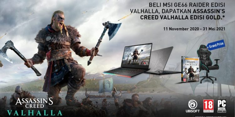 Kolaborasi dengan Ubisoft, MSI Hadirkan Fantasi Assassin's Creed Valhalla Melalui Optimasi dalam Game
