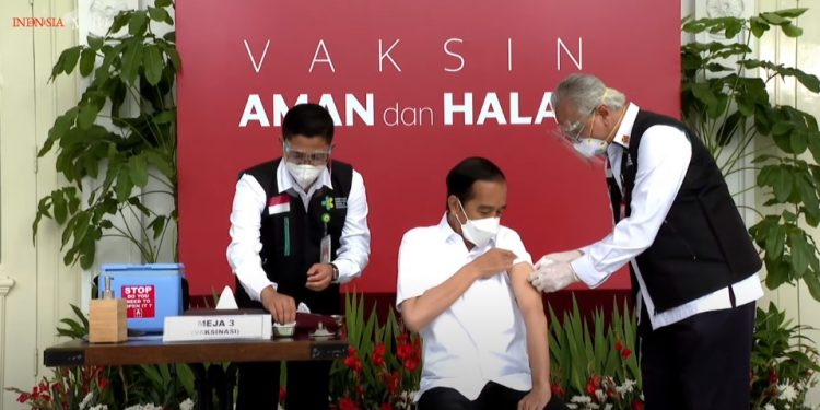 Sah! Presiden Jokowi, Raffi Ahmad Hingga Pedagang Sudah Divaksin Covid-19