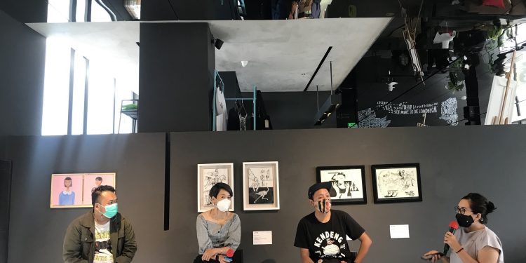 5Miles Stereo dan Terlalu Ghibah Rampungkan Pameran di Artspace Artotel Gajahmada Semarang