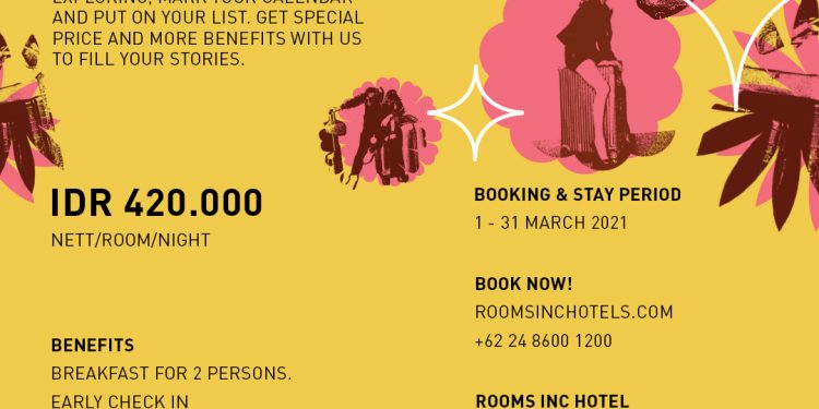 Promo Maret, Rooms Inc Berikan Tawaran Menarik untuk Traveler Wanita