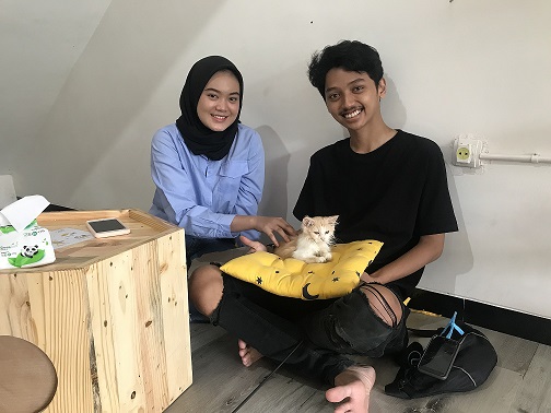 Pertama di Semarang, Sensasi Nongkrong Ditemani Kucing Kucing Lucu