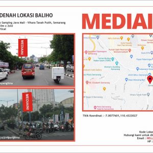 Sewa Billboard Jl. MT Haryono Samping Java Mall-Vihara Tanah Putih Semarang 2 Sisi