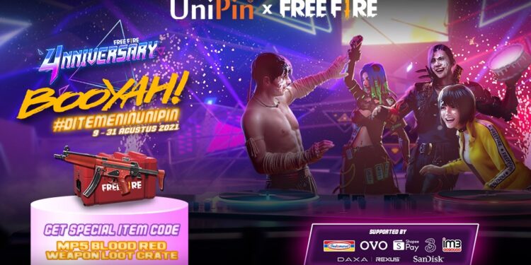 UniPin Bersama Free Fire Bagikan Hadiah Tanpa Batas untuk Rayakan Ulang Tahun Keempat Free Fire 1 UniPin Bersama Free Fire