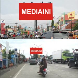 Sewa Billboard Brebes Jl. Jendral Sudirman Pasar Losari 2 sisi