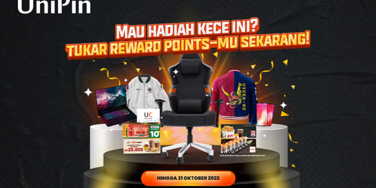 Tukarkan UniPin Reward Point dan Dapatkan Beragam Hadiah Fantastis sebelum 31 Oktober 2022
