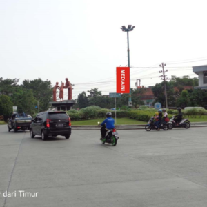 Sewa Billboard Purwokerto Jl. Gerilya Bundaran Terminal Lama view dari Timur