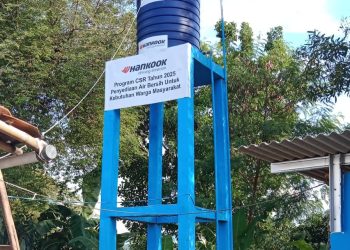 Hankook Tire Perluas Akses Air Bersih di Kabupaten Bekasi, Donasikan Sumur Pompa Air Bersih untuk 200 KK di Desa Naga Cipta
