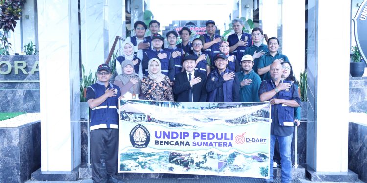 UNDIP Berangkatkan Tim Kedua Relawan “Peduli Sumatera”, Wujud Nyata Kampus untuk Kemanusiaan