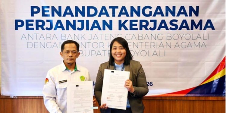 Kemenag Boyolali Gandeng Bank Jateng Kelola Hak Pegawai 1 Kemenag Boyolali Gandeng Bank Jateng Kelola Hak Pegawai
