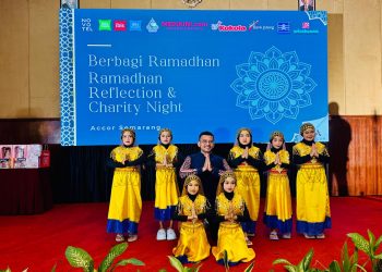 Penari Cilik Sanggar Tari Srikandi Putri Meriahkan Kegiatan Berbagi Ramadan Bersama Anak Yatim di Semarang
