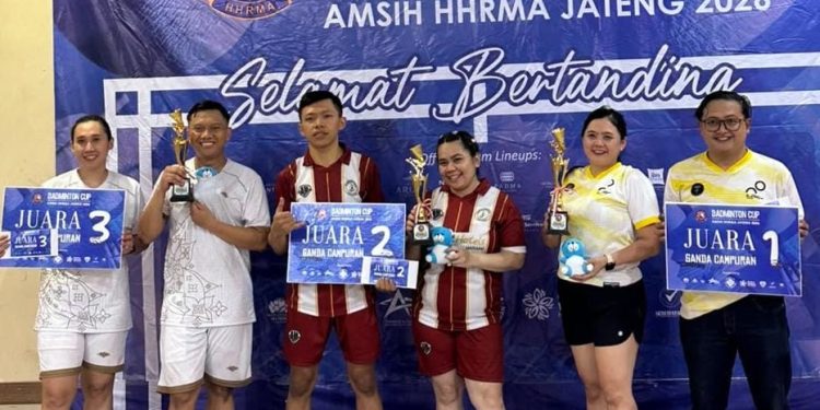 AMSIH HHRMA Jawa Tengah Gelar Badminton Cup, Perkuat Silaturahmi Insan Perhotelan Lewat Sportivitas