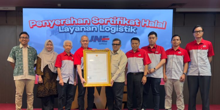 JNE Raih Sertifikasi Halal Layanan Logistik dari BPJPH, Perkuat Standar Layanan Terpercaya